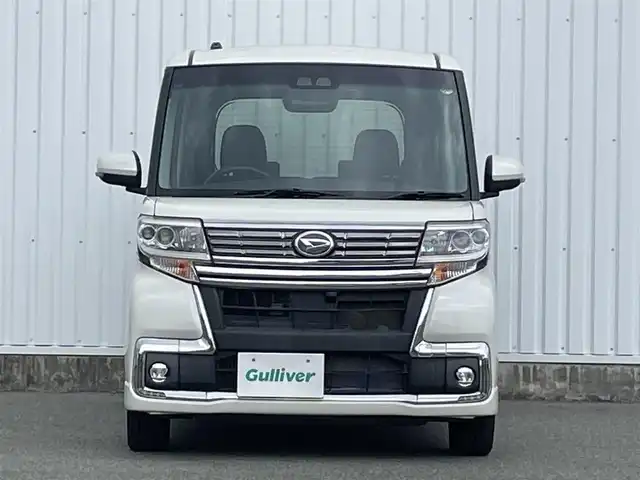ダイハツ タント カスタム X トップED SA Ⅲ 福岡県 2018(平30)年 1.7万km パールホワイトⅢ スマートアシスト/衝突軽減/レーンキープアシスト/純正ナビ（ＮＭＺＫ－Ｗ６９Ｄ２）/フルセグTV/CD/DVD/BT/SD/バックカメラ/パワースライドドア/ハーフレザー/シートヒーター/ETC/ＬＥＤオートライト/オートハイビーム/フォグランプ/アイドリングストップ/ステアリングリモコン/スマートキー/プッシュスタート/ベンチシート/フルフラットシート