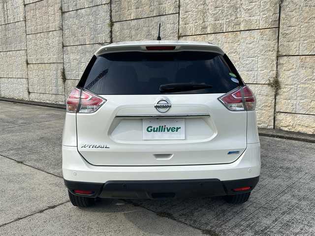 日産 エクストレイル 20X エマージェンシーブレーキ 長崎県 2015(平27)年 3.7万km ブリリアントホワイトパール ワンオーナー/純正メモリナビ/（CD/DVD/BT/フルセグ）/全方位カメラ/衝突軽減システム/レーンアシスト/クルーズコントロール/ETC/ステアリングスイッチ/シートヒーター/オートライト/純正１７インチAW