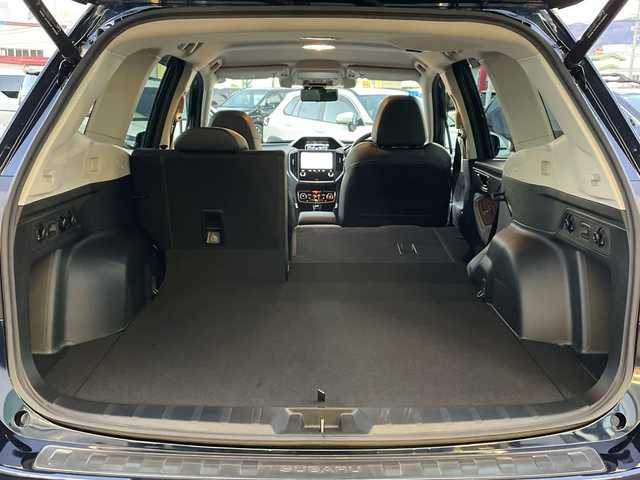 スバル フォレスター スポーツ 長野県 2020(令2)年 0.5万km ダークブルーパール フルタイム４ＷＤ/８インチ純正ナビ/(CN-FX800DFD)/Bluetooth Audio/ビルドインＥＴＣ/バックカメラ/フロント/サイドカメラ/追従クルーズコントロール/コーナーセンサー/電動リアゲート/ステアリングヒーター/ステアリングスイッチ/本革巻ステアリング/パドルシフト/デジタルインナーミラー/パワーシートＤ＋Ｎ席/シートヒーター（全席）/純正フロアマット/プッシュスタート/オートライト/フォグランプ/ドアバイザー/トノカバー/スマートキー/スペアキー×１/横滑り防止機能/盗難防止機能