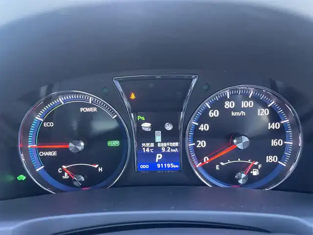 トヨタ クラウン ハイブリッド アスリートG 群馬県 2014(平26)年 9.2万km ブラック 純正メーカーHDDナビ/　CD/DVD/BTオーディオ/USB/フルセグTV/バックカメラ/黒革シート/シートヒーター（運転席、助手席）/エアーシート（運転席、助手席）/パワーシート（運転席、助手席）/シートメモリー（運転席）/ステアリングヒーター/レーダークルーズコントロール/クリアランスソナー/スーパーライブサウンドシステム/オートリトラクタブルミラー/HIDヘッドライト/プッシュスタート/ETC/保証書/取扱説明書/スペアーキー１本