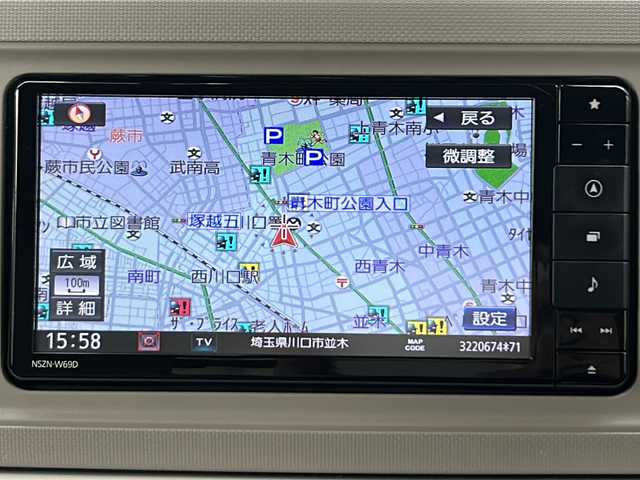ダイハツ ミラ トコット G SA Ⅲ 埼玉県 2018(平30)年 4.7万km ジューシーピンクM 登録時46608km/スマートアシストIII/純正SDナビ(NSZN-W69D)/　AM/FM/CD/DVD/BT/フルセグTV/バックカメラ/全方位カメラ/純正ナビ連動ドライブレコーダー/ETC/シートヒーター(D.N席）/LEDヘッドライト/　オートライト/オートマチックハイビーム/  ライトレベライザー/ステアリングスイッチ/コーナーセンサー/アイドリングストップ/横滑り防止機能/プッシュスタート/スマートキー×2/電動格納機能付きウィンカーミラー/純正ドアバイザー/純正フロアマット/保証書/取扱説明書