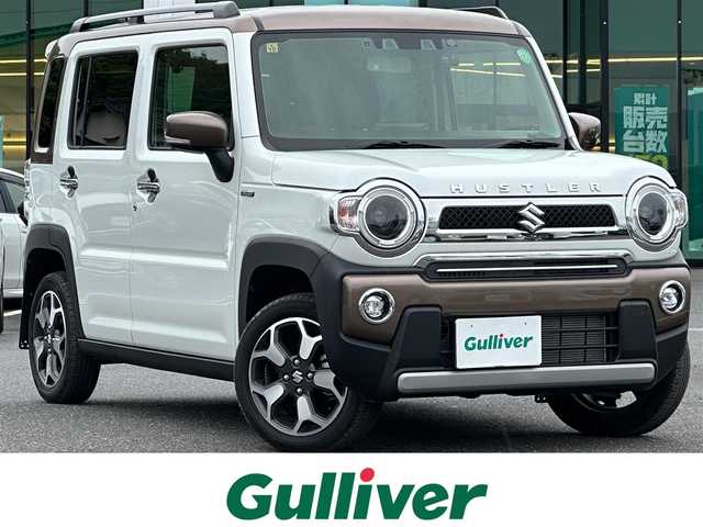 スズキ ハスラー Jスタイル Ⅱ ターボ 島根県 2023(令5)年 0.8万km ピュアホワイトパール/ウッディブラウン2トーンルーフ 4WD/ターボ/ワンオーナー /デュアルカメラブレーキサポート/アルパインディスプレイオーディオ /Bluetooth/USB/HDMI/AppleCarPlay/AndroidAuto/バックカメラ/レーダークルーズコントロール/コーナーセンサー /シートヒーター /ステアリングスイッチ/パドルシフト/社外マフラー/JAOSマットガード/前後ドライブレコーダー/ETC/LEDオートライト/アイドリングストップ/レーンキープ/純正フロアマット/スマートキー/スペアキー /プッシュスタート
