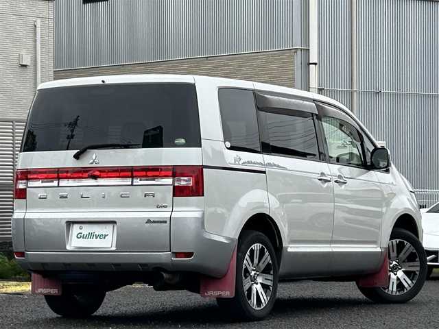 三菱 デリカＤ：５ ジャスパー 宮城県 2019(平31)年 7.5万km ウォームホワイトP/スターリングシルバーM 社外ナビ/(DVD/SD/AM・FM/TV(フルセグ)Bluetooth)/社外後席用フリップダウンモニター/社外ドライブレコーダー前後/バックカメラ/両面パワースライドドア/ドライブモードセレクター/アダプティブクルーズコントロール/純正１８インチアルミホイール225/55R18/純正フロアマット/シートヒーター/ETC/運転席パワーシート