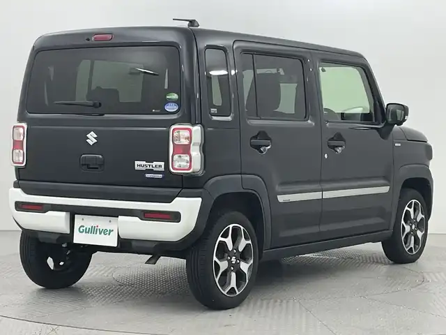 スズキ ハスラー HYBRID X ターボ 新潟県 2020(令2)年 3.8万km ブルーイッシュブラックパール3 スズキセーフティサポート/純正9インチメモリナビ/　　CD/DVD/AM/FM/フルセグ/BT//　　applecarplay/androidauto/アラウンドビューモニター/アダプティブクルーズコントロール/LEDオートライト/前席シートヒーター/社外アルミホイール付スタッドレスタイヤ車載(6ミリ)/アイドリングストップ/ステアリングスイッチ/ドライブレコーダー/スペアキー/スマートキー/ETC2.0