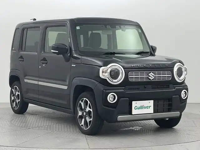 スズキ ハスラー HYBRID X ターボ 新潟県 2020(令2)年 3.8万km ブルーイッシュブラックパール3 スズキセーフティサポート/純正9インチメモリナビ/　　CD/DVD/AM/FM/フルセグ/BT//　　applecarplay/androidauto/アラウンドビューモニター/アダプティブクルーズコントロール/LEDオートライト/前席シートヒーター/社外アルミホイール付スタッドレスタイヤ車載(6ミリ)/アイドリングストップ/ステアリングスイッチ/ドライブレコーダー/スペアキー/スマートキー/ETC2.0