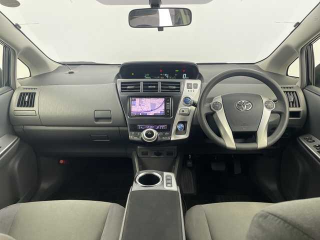トヨタ プリウス α S Lセレクション 三重県 2012(平24)年 9.7万km ブラック 禁煙車/社外ナビ/バックカメラ/ETC/スマートキー/プッシュスタート/オートライト/ステアリングスイッチ/サマータイヤ付き社外AW4本積込有（205.60R16）