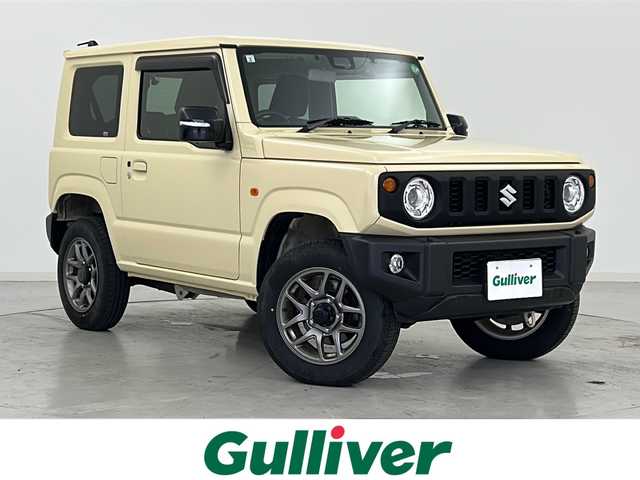 スズキ ジムニー XC 宮城県 2021(令3)年 2.4万km シフォンアイボリーM ワンオーナー/4WD/デュアルセンサーブレーキサポート/スズキセーフティサポート/・車線逸脱警報機能/・横滑り防止装置/クルーズコントロール/社外7インチナビ/・BT.CD/バックカメラ/ワンセグTV/前席シートヒーター/ETC/ドライブレコーダー（FR）/プッシュスタート/スマートキー/LEDヘッドライト/フォグライト/純正16inAW/ドアバイザー