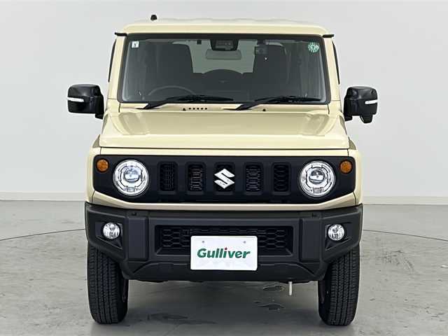 スズキ ジムニー XC 宮城県 2021(令3)年 2.4万km シフォンアイボリーM ワンオーナー/4WD/デュアルセンサーブレーキサポート/スズキセーフティサポート/・車線逸脱警報機能/・横滑り防止装置/クルーズコントロール/社外7インチナビ/・BT.CD/バックカメラ/ワンセグTV/前席シートヒーター/ETC/ドライブレコーダー（FR）/プッシュスタート/スマートキー/LEDヘッドライト/フォグライト/純正16inAW/ドアバイザー