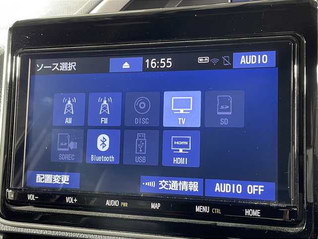 トヨタ ヴォクシー ハイブリッド ZS 煌Ⅲ 沖縄県 2021(令3)年 4万km ブラック 禁煙車　/純正9インチナビ　/両側電動パワースライドドア　/バックカメラ（Ｂｌｕｅｔｏｏｔｈ／フルセグＴＶ／ＡＭ／ＦＭ／ＣＤ／ＤＶＤ）/ビルトインＥＴＣ　/前後方向ドライブレコーダー　/前席温／冷シート/純正ドアバイザー/ステアリングリモコン
