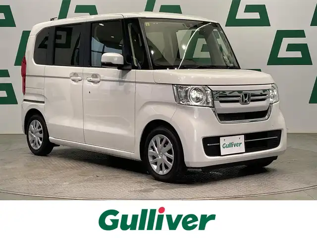 ホンダ Ｎ ＢＯＸ G 鹿児島県 2021(令3)年 5万km プラチナホワイトパール 禁煙車/ナビ/(Bluetooth/DVD)/バックカメラ　/衝突軽減ブレーキ　/両側スライドドア/後方コーナーセンサー　/LEDヘッドライト/チップアップシート　/ベンチシート/ETC/ドライブレコーダー/ステアリングリモコン/スマートキー/プッシュスタート
