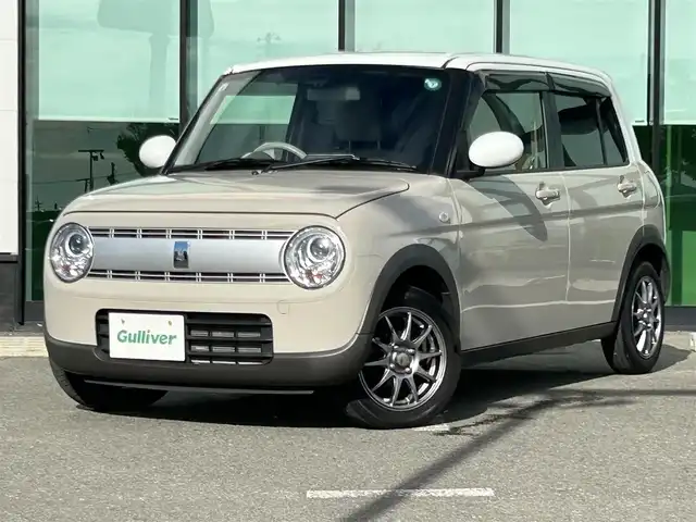 スズキ ラパン S 和歌山県 2019(令1)年 2.4万km フォーンベージュメタリック/ホワイト2トーンルーフ 社外ナビ/フルセグTV/バックカメラ/衝突軽減ブレーキ/レーンキープアシスト/パーキングセンサー/横滑り防止機能/アイドリングストップ/シートヒーター/オートライト