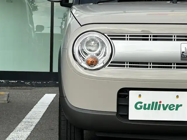 スズキ ラパン S 和歌山県 2019(令1)年 2.4万km フォーンベージュメタリック/ホワイト2トーンルーフ 社外ナビ/フルセグTV/バックカメラ/衝突軽減ブレーキ/レーンキープアシスト/パーキングセンサー/横滑り防止機能/アイドリングストップ/シートヒーター/オートライト