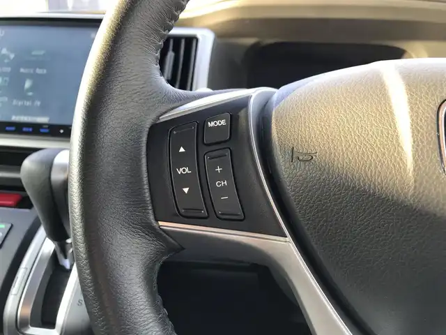 ホンダ ステップワゴン スパーダ S 鳥取県 2014(平26)年 4.5万km プレミアムスパークルブラックパール 純正9インチナビ/フルセグ/DVD/CD/BT/バックカメラ/ビルトインETC/クルーズコントロール/キセノンライト/フォグライト/両側パワースライドドア/純正16インチアルミホイール/スマートキー/アイドリングストップ/フロアマット/ドアバイザー/保証書・取扱説明書/スペアキー