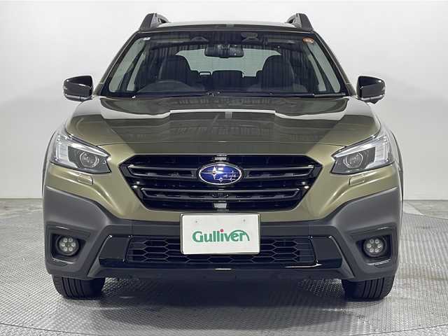 スバル アウトバック X－ブレイクEX 広島県 2022(令4)年 1.7万km Ｄグリーン 純正11.6型ナビ（AppleCarPlay/AndroidAuto/Bluetooth/フルセグ）/フロント/サイド/バックモニター/パワーシート/ポジションメモリー/前席/後席シートヒーター/ステアリングヒーター/アイサイト/・プリクラッシュブレーキ/・レーンキープアシスト/・レーダークルーズコントロール/・アダプティブドライビングビーム/・誤発進抑制機能/・ブラインドスポットモニター/ルーフレール/電動パーキングブレーキ/オートブレーキホールド/LEDヘッドランプ/純正18インチAW/ETC/ドライブレコーダー