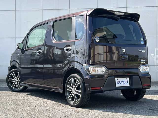 スズキ ワゴンＲ スティングレー HYBRID T 埼玉県 2017(平29)年 8.2万km ムーンライトバイオレットPM (株)IDOMが運営する【じしゃロン熊谷店】の自社ローン専用車両になりますこちらは現金またはオートローンご利用時の価格です。自社ローンご希望の方は別途その旨お申付け下さい/社外8インチメモリナビ　SKX-S802/　CD/DVD/DTV/Bluetooth/USB/ビルトインETC/運転席側シートヒーター/ヘッドアップディスプレイ/前方ドライブレコーダー/アイドリングストップ/衝突被害軽減システム/車線逸脱警報/クルーズコントロール/パドルシフト/ステアリングスイッチ/LEDヘッドライト/純正15インチAW/プッシュスタート/スマートキー/純正フロアマット/取扱説明書/保証書/スペアキー