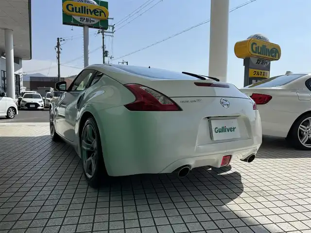 日産 フェアレディ Ｚ 京都府 2008(平20)年 10.1万km ブリリアントホワイトパール 記録簿H23、H25、H27、H29、R2、R4、R5/純正HDDナビゲーション/パドルシフト/ビルトインETC/ステアリングスイッチ/バックカメラ/純正18インチアルミホイール/スペアキー/ニスモフロアマット