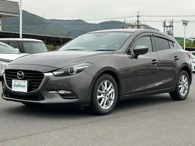 マツダ アクセラ スポーツ 15S プロアクティブ 岡山県 2017(平29)年 5.1万km チタニウムフラッシュマイカ 純正ナビ　/フルセグTV　/レーンキープアシスト　/ETC　/横滑り防止装置　/盗難防止装置　/オートライト　/純正アルミホイール　/Bluetooth　/衝突軽減システム　/カーテンエアバック　/ヘッドアップディスプレイ