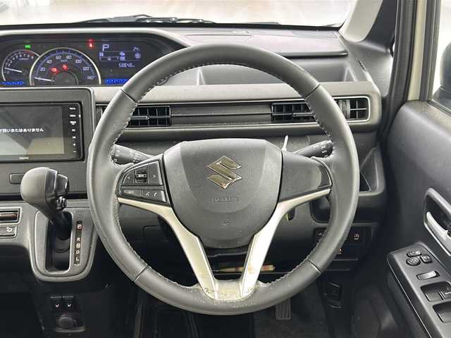 スズキ ワゴンＲ HYBRID FZ リミテッド 愛知県 2019(令1)年 5.9万km ピュアホワイトP ７インチメモリナビ/（Bluetooth/ワンセグTV/SD）/衝突被害軽減ブレーキ/アイドリングストップ/シートヒーター（運転席・助手席）/ドライブレコーダー（前後）/LEDヘッドライト/純正16インチアルミホイール/スマートキー/プッシュスタート/ドアバイザー