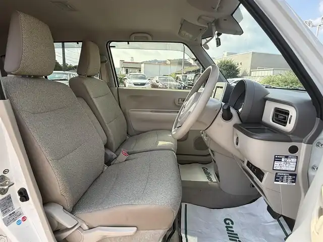 スズキ ラパン L 香川県 2017(平29)年 5.4万km ピュアホワイトP SDナビ/ドライブレコーダー/スマートキー/レーダーブレーキサポート/アイドリングストップ/シートシーター/パワーステアリング/パワーウィンドウ/純正フロアマット