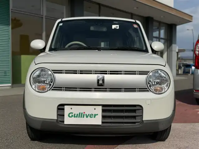 スズキ ラパン L 香川県 2017(平29)年 5.4万km ピュアホワイトP SDナビ/ドライブレコーダー/スマートキー/レーダーブレーキサポート/アイドリングストップ/シートシーター/パワーステアリング/パワーウィンドウ/純正フロアマット