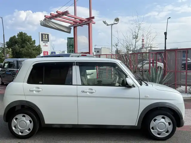 スズキ ラパン L 香川県 2017(平29)年 5.4万km ピュアホワイトP SDナビ/ドライブレコーダー/スマートキー/レーダーブレーキサポート/アイドリングストップ/シートシーター/パワーステアリング/パワーウィンドウ/純正フロアマット