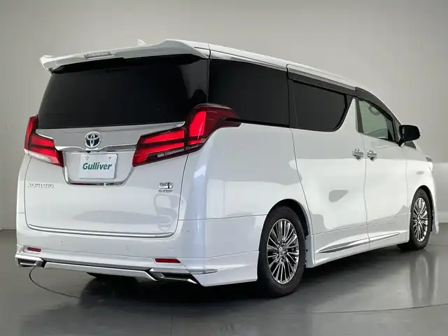 トヨタ アルファードハイブリット G Fパッケージ 愛知県 2021(令3)年 3.8万km ホワイトパールクリスタルシャイン 純正９インチディスプレイオーディオ/モデリスタエアロ/TEIN車高調/３眼LED/純正後席モニター/トヨタセーフティセンス/ベンチレーション/ベージュ革シート/パワーバックドア/パワーシート/両側パワースライドドア/バックカメラ/カーテンエアバック/AC100V電源/ETC/純正アルミホイール/フルセグTV/DVD/禁煙車
