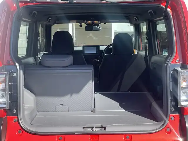 ダイハツ タフト G ターボ 宮崎県 2021(令3)年 4.5万km コンパーノレッド 純正ナビ（NMZK-W71D）/AM FM CD DVD　BT　TV/バックカメラ/衝突軽減ブレーキ/シートヒーター/レーダークルーズコントロール/社外ルーフキャリア/ルーフレール/LEDヘッドライト/ETC車載器/フォグランプ/OPフードエンブレム/OPフードガーニッシュ/OPバックドアガーニッシュ/OPマットフラップRr