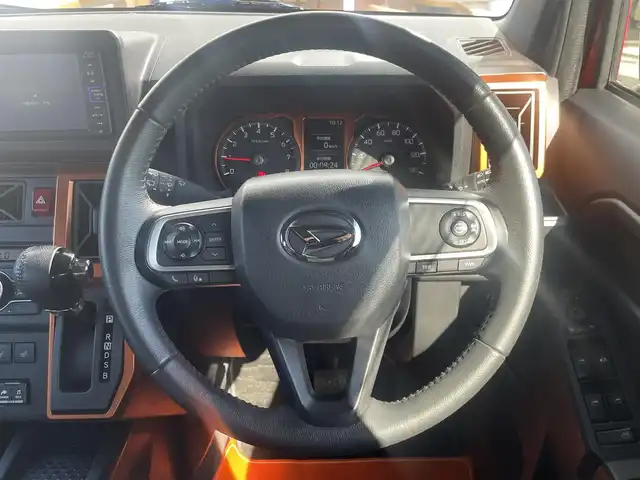 ダイハツ タフト G ターボ 宮崎県 2021(令3)年 4.5万km コンパーノレッド 純正ナビ（NMZK-W71D）/AM FM CD DVD　BT　TV/バックカメラ/衝突軽減ブレーキ/シートヒーター/レーダークルーズコントロール/社外ルーフキャリア/ルーフレール/LEDヘッドライト/ETC車載器/フォグランプ/OPフードエンブレム/OPフードガーニッシュ/OPバックドアガーニッシュ/OPマットフラップRr