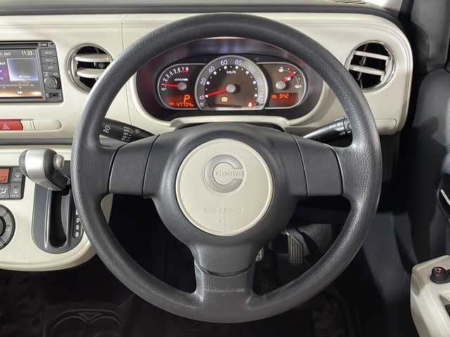 ダイハツ ミラ ココア プラスX リミテッド 広島県 2015(平27)年 4.8万km シャイニングレッド 禁煙車/純正ナビ/バックカメラ/ＤＶＤ/ワンセグ/ＬＥＤヘッドライト/フォグランプ/Ｂｌｕｅｔｏｏｔｈ/電動格納ミラー/フロアマット/横滑り防止装置/ルーフレール/ベンチシート/純正１４インチホイールキャップ/エアバッグ(運転席/助手席)