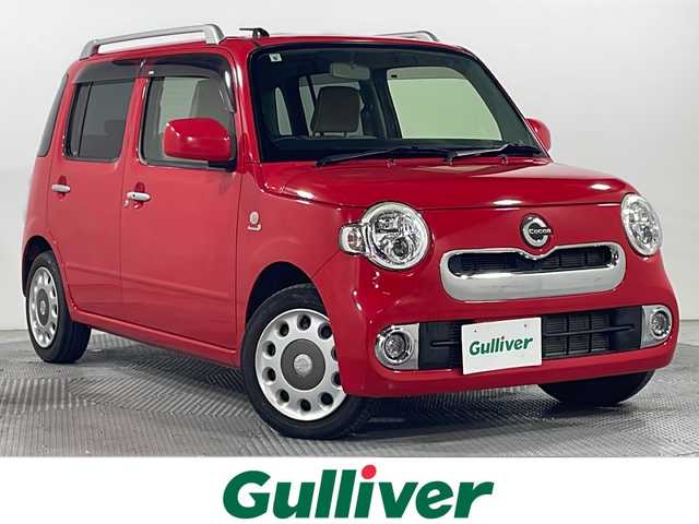 ダイハツ ミラ ココア プラスX リミテッド 広島県 2015(平27)年 4.8万km シャイニングレッド 禁煙車/純正ナビ/バックカメラ/ＤＶＤ/ワンセグ/ＬＥＤヘッドライト/フォグランプ/Ｂｌｕｅｔｏｏｔｈ/電動格納ミラー/フロアマット/横滑り防止装置/ルーフレール/ベンチシート/純正１４インチホイールキャップ/エアバッグ(運転席/助手席)