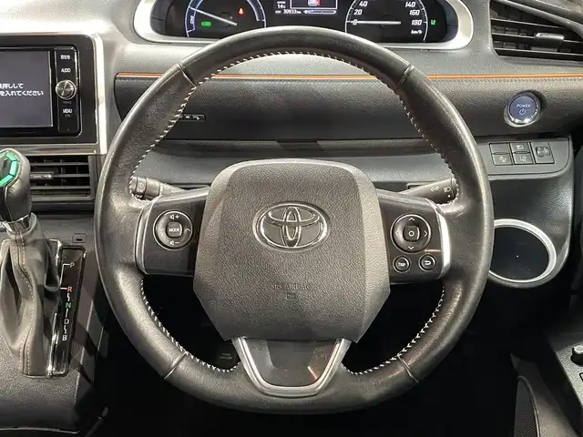 トヨタ シエンタ ハイブリッド G 愛知県 2017(平29)年 3.1万km コバルトブルーメタリック 純正ナビ(NSZT-W66T)/(ラジオ/SD/Bluetooth/地デジ/CD・DVD再生）/モデリスタフルエアロ　/トヨタセーフティセンス　/　　-衝突軽減ブレーキ　/　　-レーンディパーチャーアラート/　　-オートマチックハイビーム/両側パワースライドドア　/ＡＣ１００Ｖ　/ビルトインＥＴＣ　/ドライブレコーダー　/純正フロアマット/ＩＳＯＦＩＸ/ステアリングスイッチ