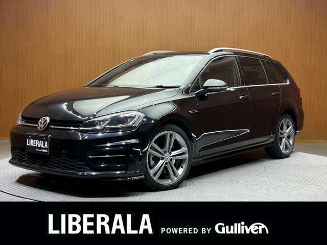 フォルクスワーゲン ゴルフ ヴァリアント TSI Rライン 千葉県 2018(平30)年 3.9万km ディープブラックパールエフェクト DCCパッケージ　/テクノロジーパッケージ　/ACC　/DiscoverProナビ　/地デジTV/Bカメラ　/Bluetooth接続　/アダプティブシャーシコントロール　/LEDヘッドライト　/スマートエントリー　/衝突軽減B　/BSM　/LKA　/ETC　/ドラレコ