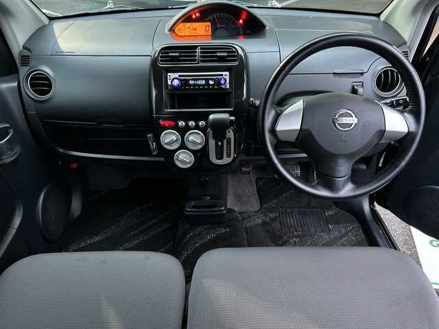 日産 オッティ ライダー 広島県 2007(平19)年 4.2万km ブラック 禁煙/ターボ/ケンウッドオーディオ（E323）/・CD/AM/FM/革巻きステアリング/ユピテル前後ドライブレコーダー（DRY-TW7550ｄ）/ＥＴＣ/純正ドアバイザー/純正14インチアルミホイール