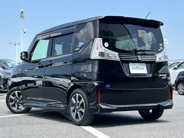 スズキ ソリオ バンディット HV MV 島根県 2019(令1)年 1万km スーパーブラックパール 4WD/ワンオーナー /デュアルカメラブレーキサポート/社外8インチナビ/CD/DVD/DTV/Bluetooth/全方位カメラ/両側パワースライドドア/レーダークルーズコントロール/社外AW付きスタッドレス積込/ETC/ドライブレコーダー/LEDオートライト/コーナーセンサー /シートヒーター /ステアリングスイッチ/スマートキー/プッシュスタート /純正フロアマット/純正ドアバイザー/電動格納ミラー