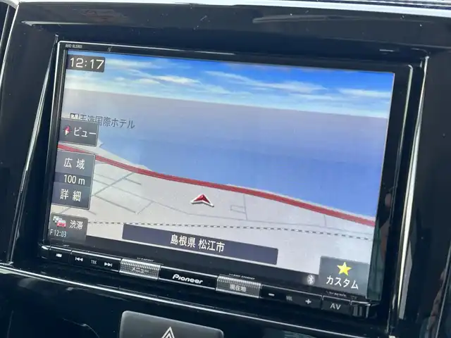 スズキ ソリオ バンディット HV MV 島根県 2019(令1)年 1万km スーパーブラックパール 4WD/ワンオーナー /デュアルカメラブレーキサポート/社外8インチナビ/CD/DVD/DTV/Bluetooth/全方位カメラ/両側パワースライドドア/レーダークルーズコントロール/社外AW付きスタッドレス積込/ETC/ドライブレコーダー/LEDオートライト/コーナーセンサー /シートヒーター /ステアリングスイッチ/スマートキー/プッシュスタート /純正フロアマット/純正ドアバイザー/電動格納ミラー
