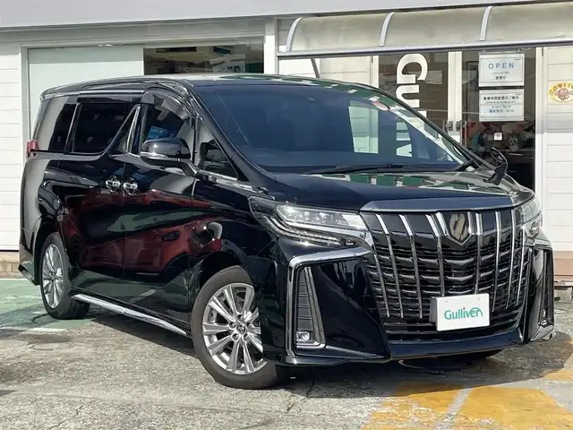 トヨタ アルファード S タイプゴールド 神奈川県 2021(令3)年 1.4万km ブラック 純正ディスプレイオーディオ/　（Bluetooth・Miracast）/ナビキット/フルセグTV/両側パワースライドドア/パワーバックドア/トヨタセーフティセンス/レーダークルーズコントロール/LEDヘッドライト/ビルトインETC2.0/スマートキー×2/保証書/取扱説明書