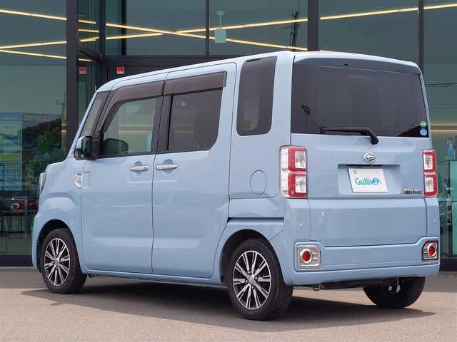 ダイハツ ウェイク G ターボ SA Ⅱ 東京都 2016(平28)年 6.1万km ミストブルーマイカメタリック 純正ナビ/フルセグ/バックカメラ/ETC/両側パワースライドドア/スマートアシスト2/LEDヘッドライト/オートライト/アイドリングストップ/コーナーセンサー