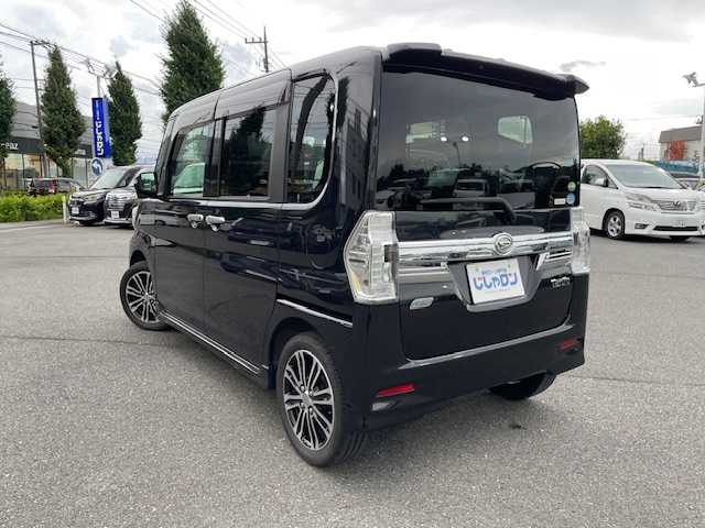 ダイハツ タント カスタム RS SA 東京都 2014(平26)年 5.2万km ブラックマイカメタリック (株)IDOMが運営する【じしゃロン昭島店】の自社ローン専用車両になりますこちらは現金またはオートローンご利用時の価格です。自社ローンご希望の方は別途その旨お申付け下さい/衝突軽減ブレーキ/ETC/スマートキー/プッシュスタート/両側パワースライドドア/Autoライト/LEDヘッドライト/革巻きステアリング/純正フロアマット/純正アルミホイール