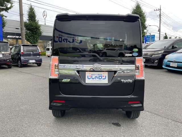ダイハツ タント カスタム RS SA 東京都 2014(平26)年 5.2万km ブラックマイカメタリック (株)IDOMが運営する【じしゃロン昭島店】の自社ローン専用車両になりますこちらは現金またはオートローンご利用時の価格です。自社ローンご希望の方は別途その旨お申付け下さい/衝突軽減ブレーキ/ETC/スマートキー/プッシュスタート/両側パワースライドドア/Autoライト/LEDヘッドライト/革巻きステアリング/純正フロアマット/純正アルミホイール