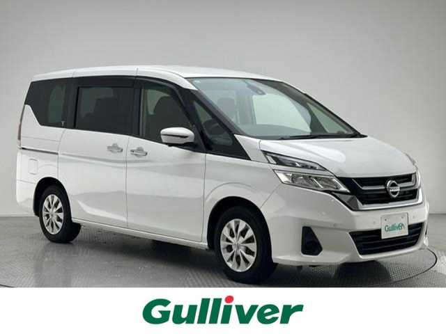 日産 セレナ S 兵庫県 2018(平30)年 6.5万km ホワイト 社外ディスプレイオーディオ/Bluetooth/全周囲カメラ/片側パワースライドドア/ステアリングリモコン/オートライト/ヘッドライトレベライザー/スマートキー/純正フロアマット/ドアバイザー