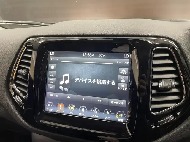 クライスラー・ジープ ジープ コンパス リミテッド 群馬県 2018(平30)年 5万km 黒 ワンオーナー/CarPlay/バックカメラ/フルセグTV/ドライブレコーダー/シートヒーター/スマートキー/黒革シート/ACC/ETC/18インチAW/フロアマット/HIDライト/純正ナビ