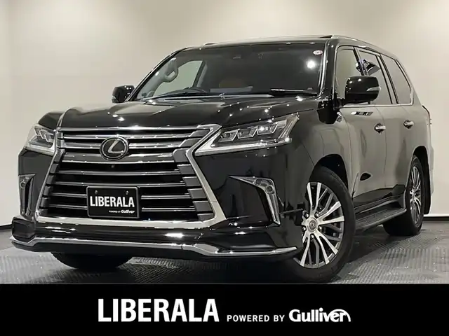 レクサス ＬＸ 570 新潟県 2018(平30)年 3.9万km スターライトブラックガラスフレーク モデリスタエアロ/ムーンルーフ/ブラウンレザーシート/シートヒーター/シートベンチレーション/パワーシート/純正ナビ/パノラミックビューモニター/ETC/パワーバックドア/LEDヘッドライト/純正20インチアルミホイール