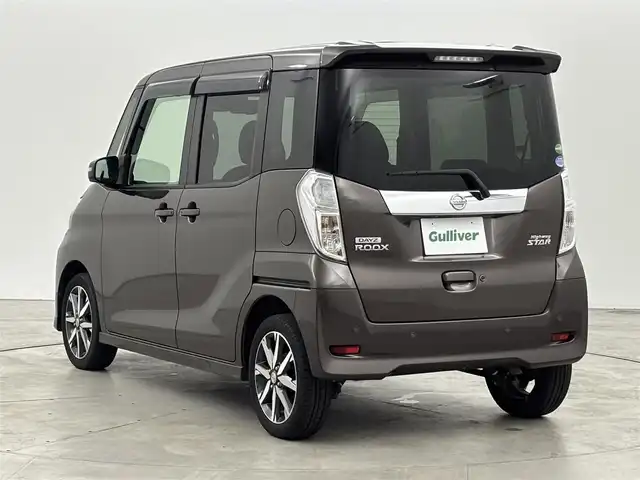 日産 デイズ ルークス ハイウェイスター Gターボ 福岡県 2018(平30)年 4.5万km アッシュブラウンM 純正ナビ／フルセグＴＶ　/全方位カメラ　/クルーズコントロール　/コーナーセンサー/ＥＴＣ　/ドラレコ　/衝突軽減　/レーンキープ　/アイドリングストップ　/両側電動スライドドア　/純正１５インチアルミホイール　/ＬＥＤ