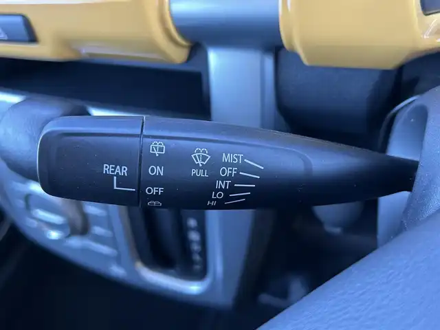 スズキ ハスラー G 島根県 2016(平28)年 3.7万km アクティブイエロー/ブラック2トーンルーフ レーダーブレーキサポート/社外メモリナビ/CD/DVD/DTV/Bluetooth/前席シートヒーター/アイドリングストップ/ライトレベライザー/電動格納ミラー/ドアバイザー/純正フロアマット/プッシュスタート/スマートキー