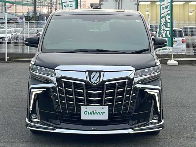 トヨタ アルファード エグゼクティブ ラウンジ S 愛知県 2021(令3)年 3.6万km ブラック /禁煙車/ワンオーナー/モデリスタエアロ//TRD19インチAW/ディーラー記録簿R4.5.6.//サンルーフ/JBLプレミアムサウンド//純正ナビ/フルセグ/CD/DVD/BT/MSV/Miracast//純正電動フリップダウンモニター（Wゾーン）//パノラミックビューモニター//ビルトインETC2.0//パワーバックドア//黒革シート/メモリー付パワーシート//セカンドシートポジションメモリー//シートヒーター（前席・2列目）//エアシート（前席・2列目）//本革巻きウッドコンビステアリング//ステアリングヒーター//ステアリングスイッチ//両側パワースライドドア//デジタルインナーミラー//パーキングアシスト//前後クリアランスソナー//レーダーブレーキサポート//アイドリングストップ//横滑り防止装置//PKSB/PCS/BSM/RCTA/RSA/ACC//先行車発進告知機能//電子制御パーキングブレーキ//ブレーキホールド//LEDオートライト/オートマチックハイビーム//フォグランプ//スペアスマートキー//保証書//取扱説明書//ナビ取扱説明書