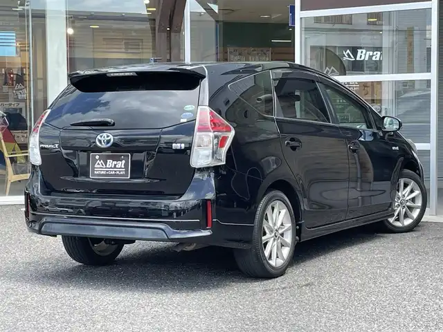 トヨタ プリウス α S ツーリングセレクション 福島県 2015(平27)年 6.2万km アティチュードブラックマイカ 7人乗り3列シート/モデリスタエアロ/ALPINE９インチナビ/フルセグ/CD/DVD/BT/バックカメラ/ステアリングリモコン/ビルトインETC/LEDヘッドライト