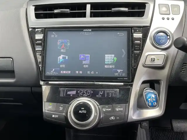 トヨタ プリウス α S ツーリングセレクション 福島県 2015(平27)年 6.2万km アティチュードブラックマイカ 7人乗り3列シート/モデリスタエアロ/ALPINE９インチナビ/フルセグ/CD/DVD/BT/バックカメラ/ステアリングリモコン/ビルトインETC/LEDヘッドライト