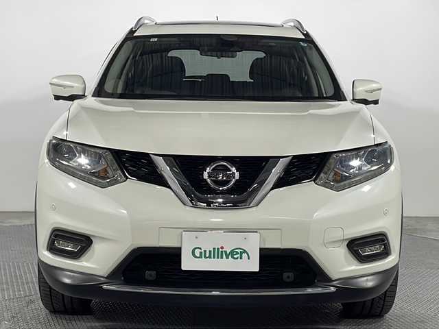 日産 エクストレイル 20X エマージェンシーブレーキ 広島県 2015(平27)年 5.9万km ブリリアントホワイトパール 禁煙車/純正ナビ/アラウンドビューモニター/サンルーフ/シートヒーター/ＥＴＣ/クルーズコントロール/コーナーセンサー/ダウンヒルアシストコントロール/オートハイビーム/衝突軽減/レーンキープ/踏み間違い防止/純正17インチアルミホイール(225/65/R17)/エアバッグ(運転席/助手席/サイド/カーテン)