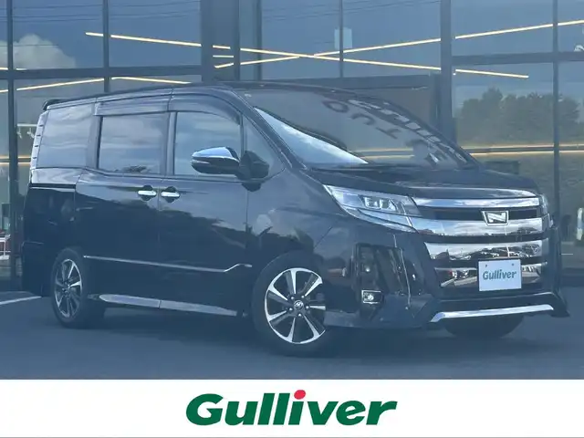 トヨタ ノア Si ダブルバイビーⅢ 栃木県 2021(令3)年 3万km ブラック トヨタセーフティセンス/純正9インチメモリナビ/フルセグTV/DVD/Bluetooth/MSV/純正フリップダウンモニター/バックカメラ/ETC/ハーフレザーシート/両側パワースライドドア/クルーズコントロール/デジタルインナーミラー/ワイパーデアイサー/LEDヘッドライト/フォグランプ/オートハイビーム/スマートキー/アイドリングストップ/シートバックテーブル/ロールサンシェード