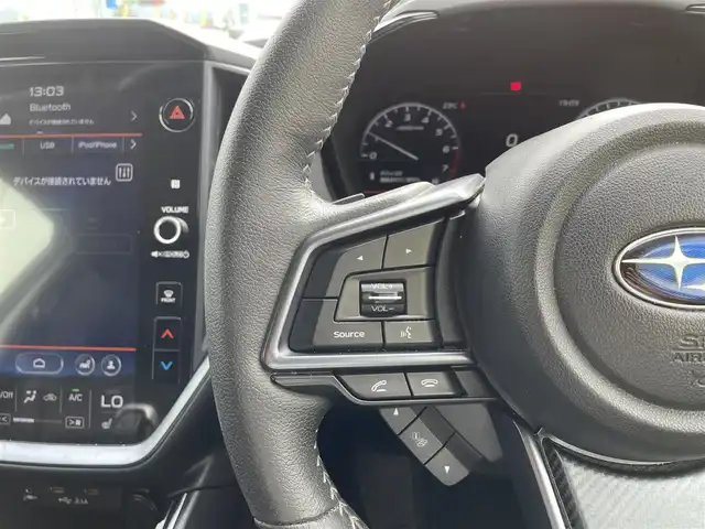 スバル レヴォーグ 1．8GT EX 宮崎県 2021(令3)年 7.6万km クリスタルブラックシリカ 4WD/純正11.6型ナビ/フルセグTV/マルチビューモニター/ビルトインETC/ミラー一体型ドライブレコーダー【前後】/全車速追従機能付クルーズコントロール/アイサイトコアテクノロジー/アイサイトXテクノロジー/アイサイトセイフティプラス/ブラインドスポットモニター/社外デジタルインナーミラー/ターボ/ステアリング連動フルＬＥＤヘッドランプ/LEDフロントフォグランプ/革巻きステアリングホイール/パドルシフト/運転席パワーシート/前席シートヒーター/レザー調シートカバー付/純正17インチアルミホイール/スマートキー/プッシュエンジンスタート/禁煙車